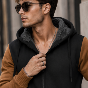 Urban Luxe Sherpa Zip Hoodie