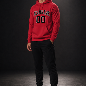 Classic Red Pullover Hoodie