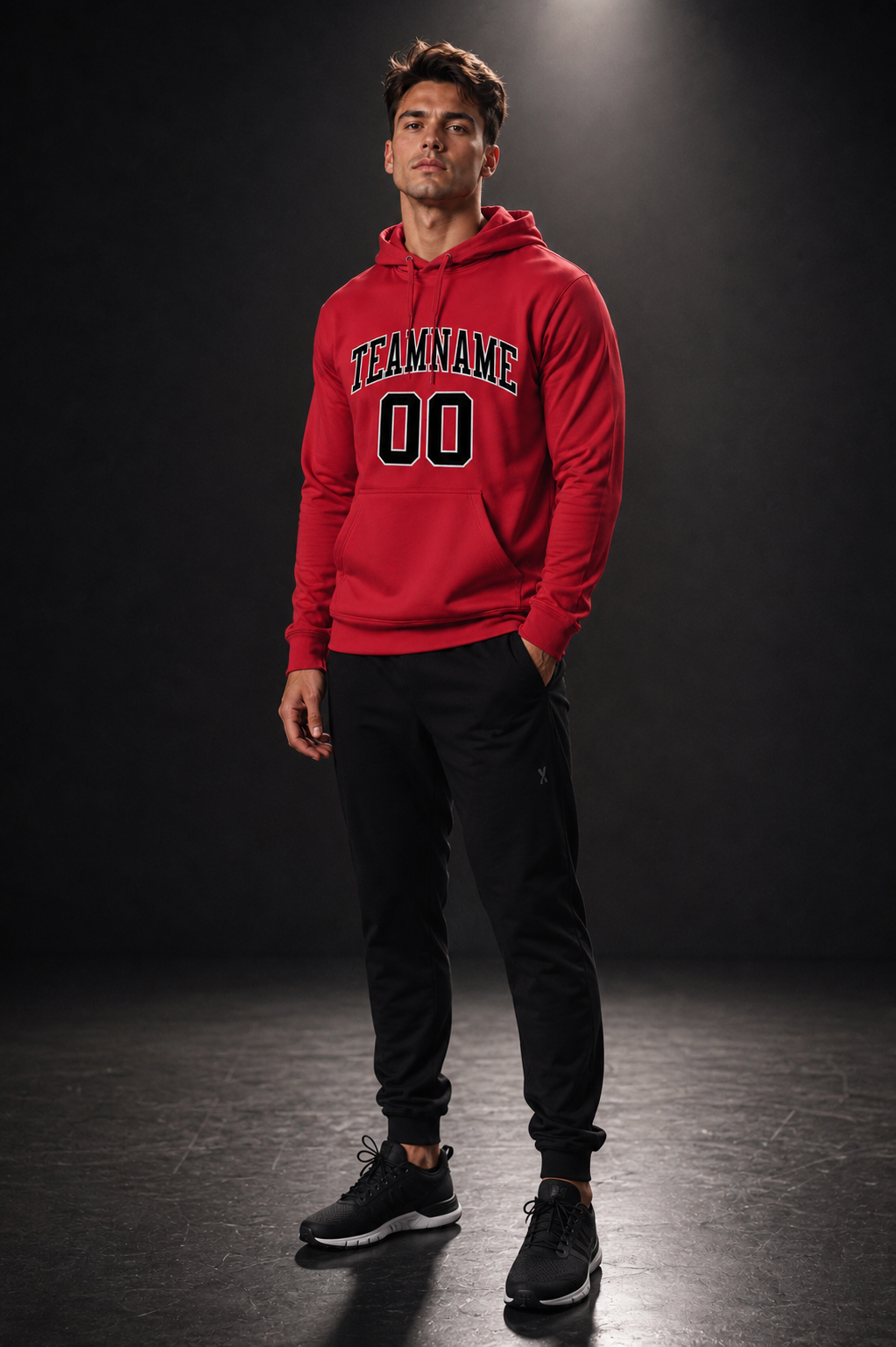 Classic Red Pullover Hoodie
