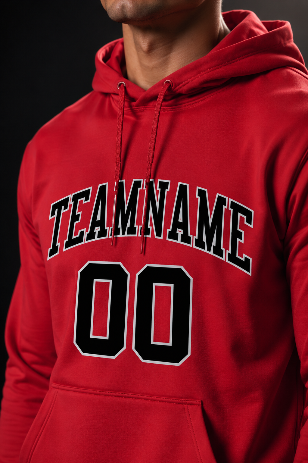 Classic Red Pullover Hoodie - Image 3