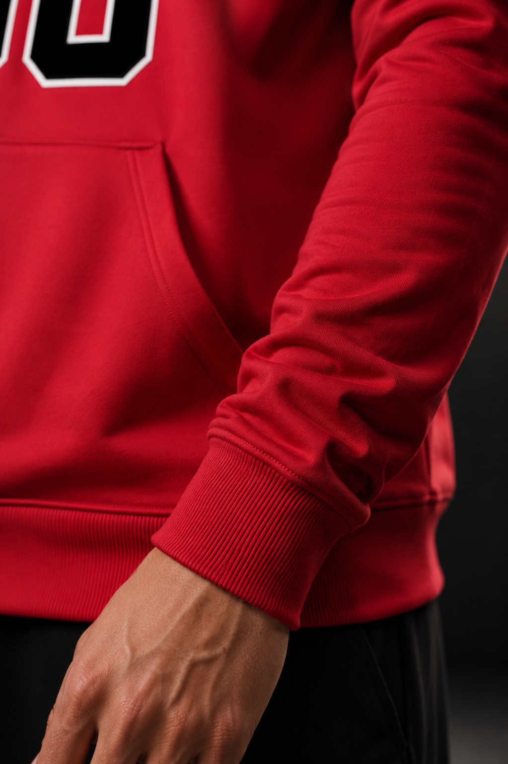 Classic Red Pullover Hoodie - Image 5