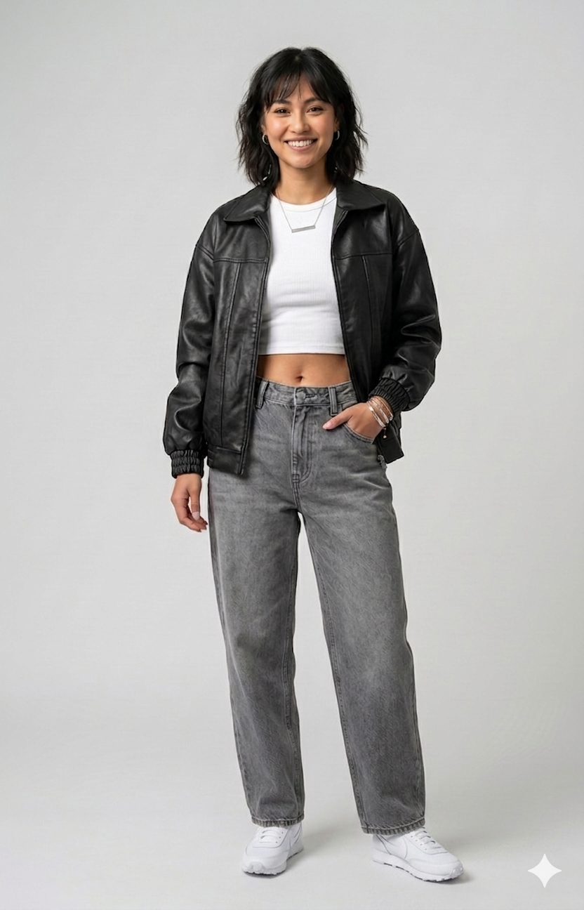 Urban Edge Leather Jacket - Image 7