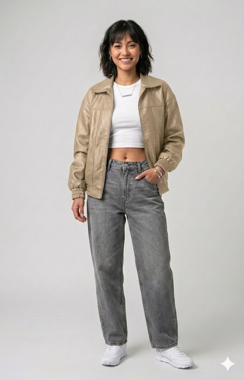 Urban Edge Leather Jacket - Image 6