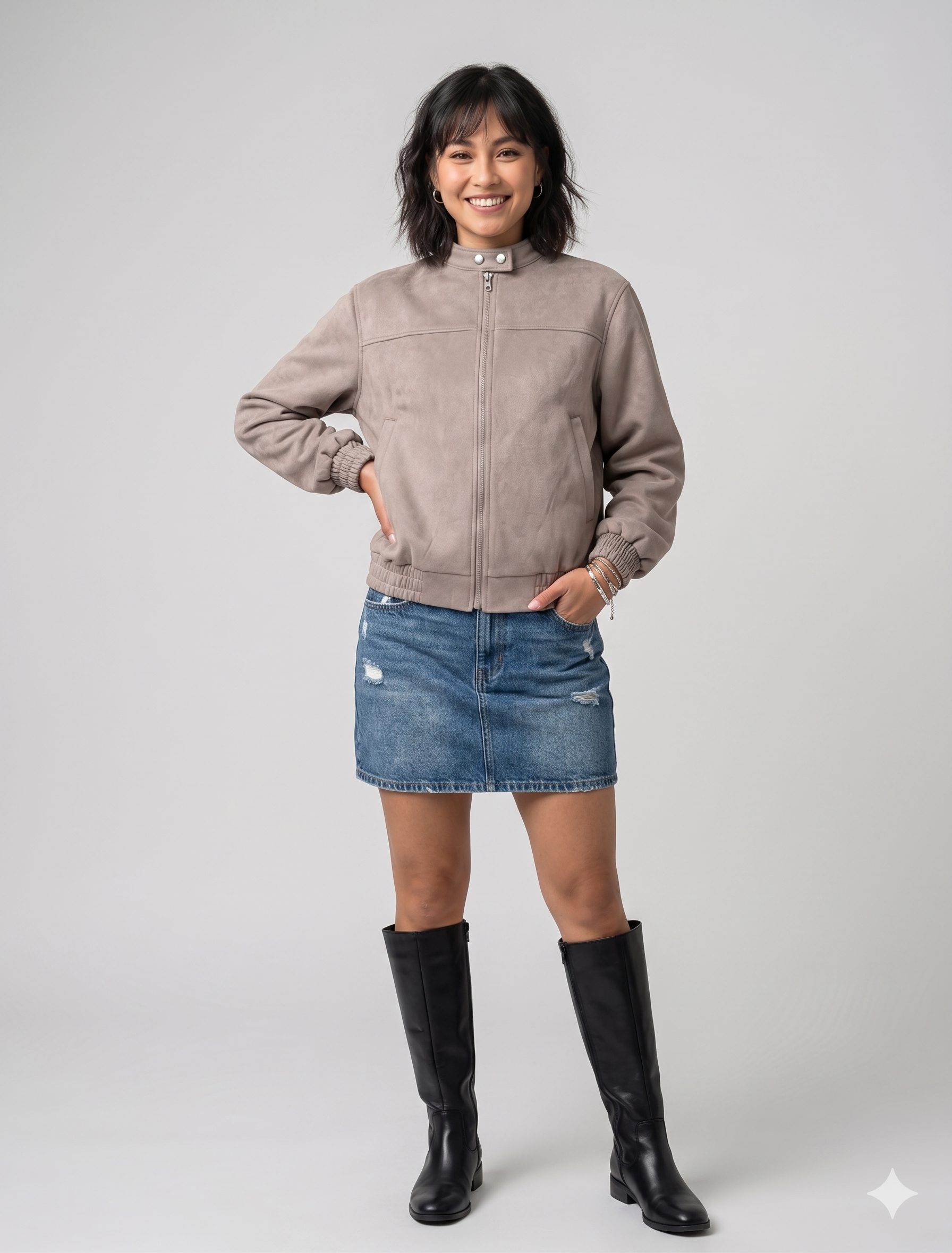 Urban Edge Leather Jacket - Image 8