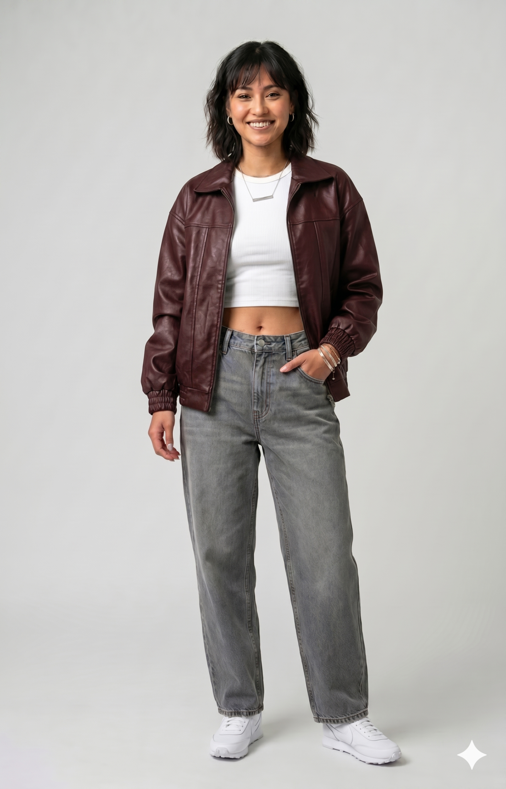 Urban Edge Leather Jacket - Image 4