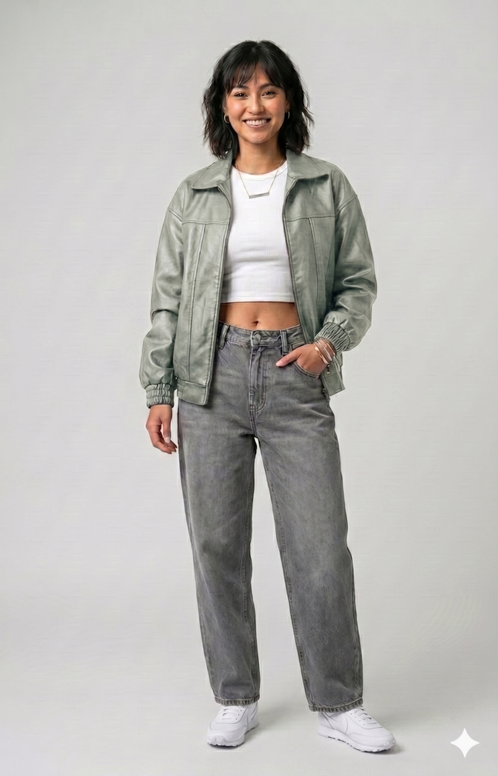 Urban Edge Leather Jacket - Image 3