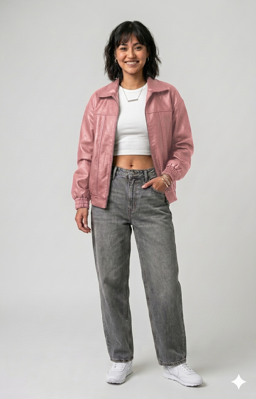 Urban Edge Leather Jacket - Image 2