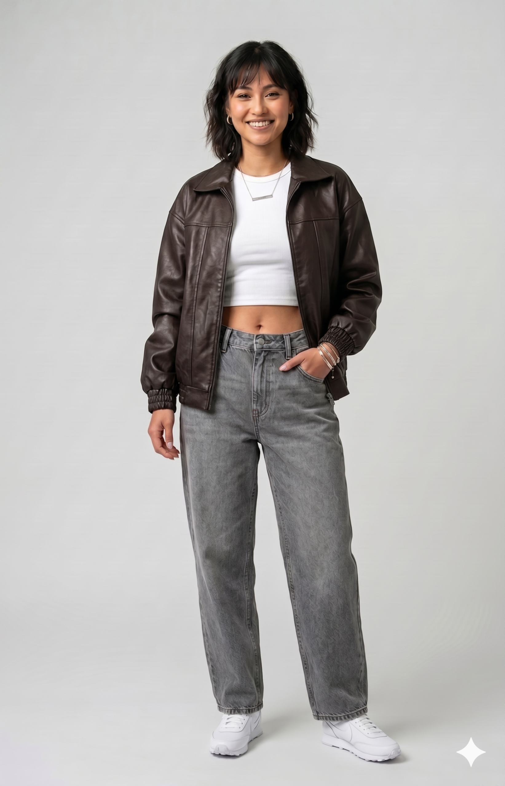 Urban Edge Leather Jacket - Image 5